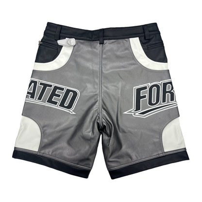forever situated nylon shorts silver