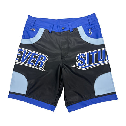forever situated nylon shorts blue