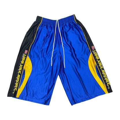 valley dreams usa vsx sport yellow blue shorts