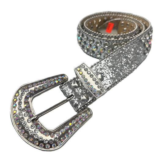 unbranded rhinestone belt silver silver