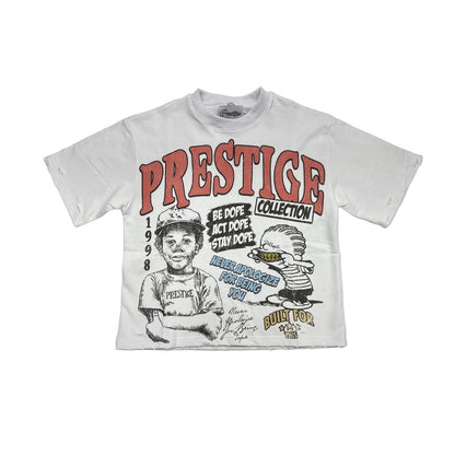 prestige be dope act dope stay dope tee white