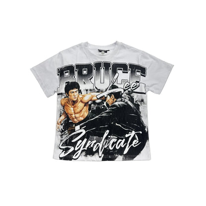 syndicate little dragon bruce lee tee white