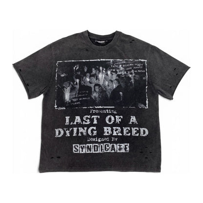syndicate last of a dying breed tee black wash