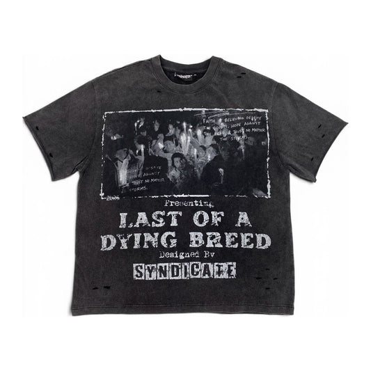 syndicate last of a dying breed tee black wash