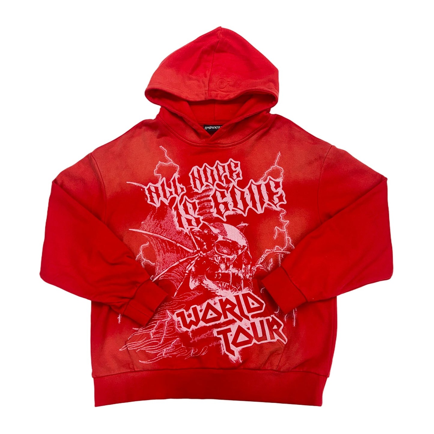 syndicate world tour red wash synf tee
