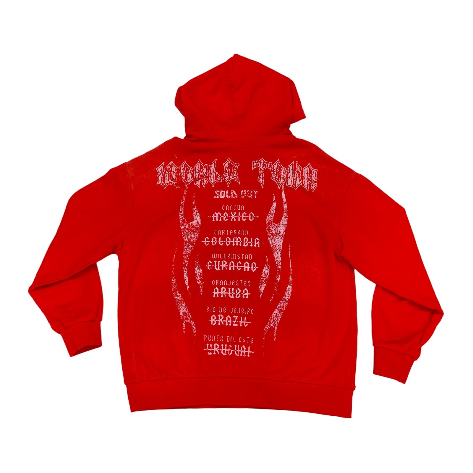 syndicate world tour red wash synf tee