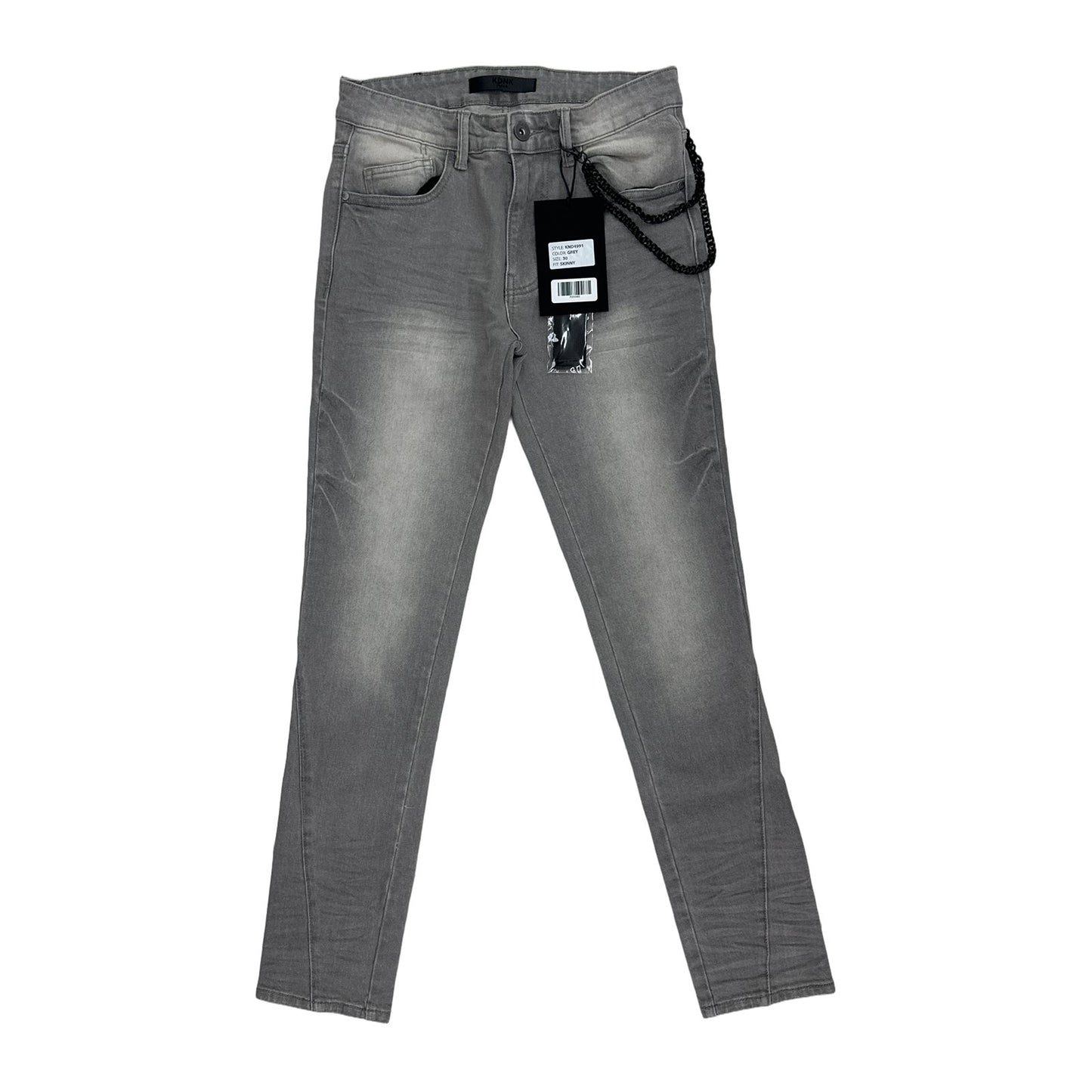KDNK Skinny Jean — Grey, view 4