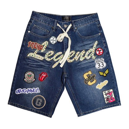 Blind Trust "Legend" Denim Short — Indigo, view 2