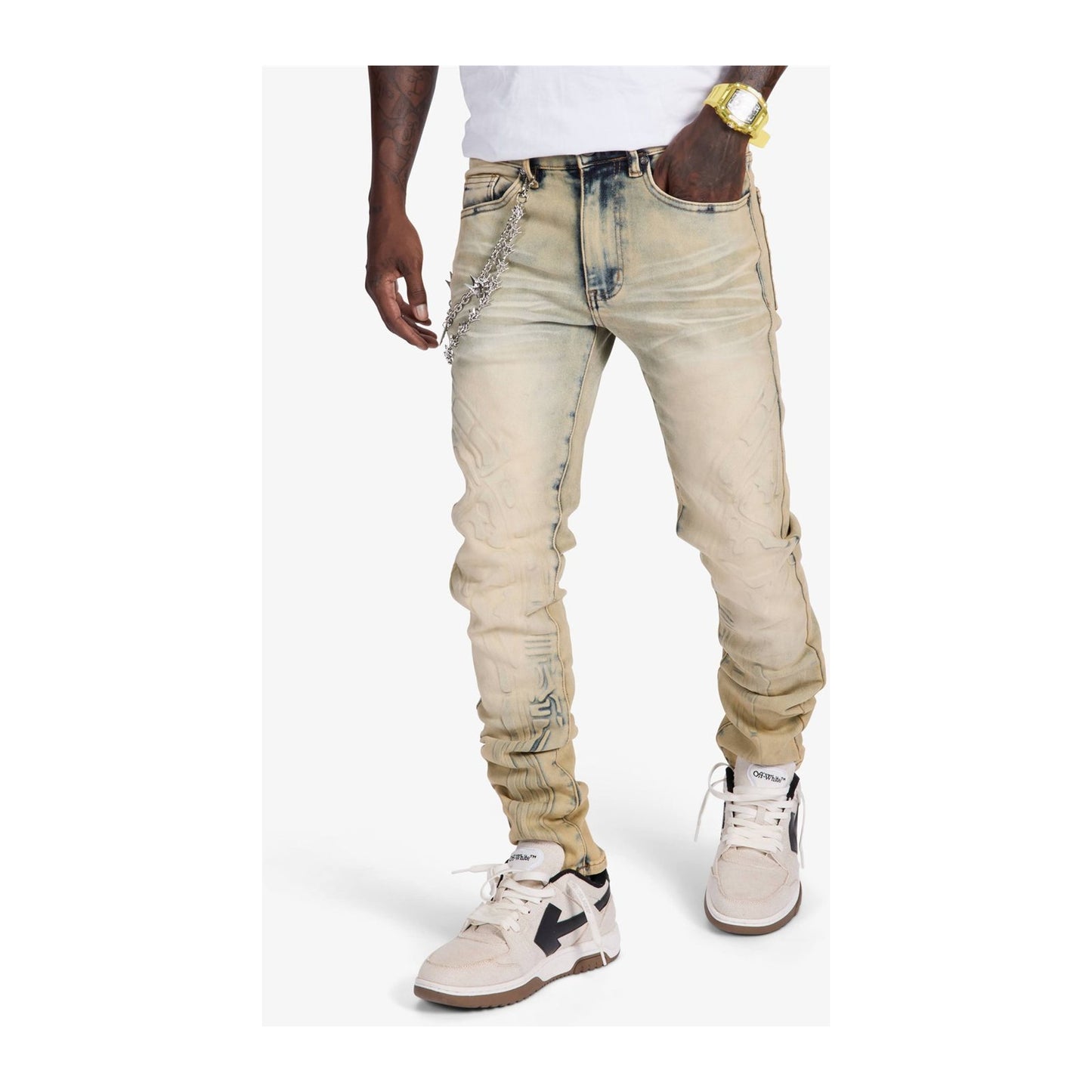 Melee "Topeka" Skinny Jean — Light Stone