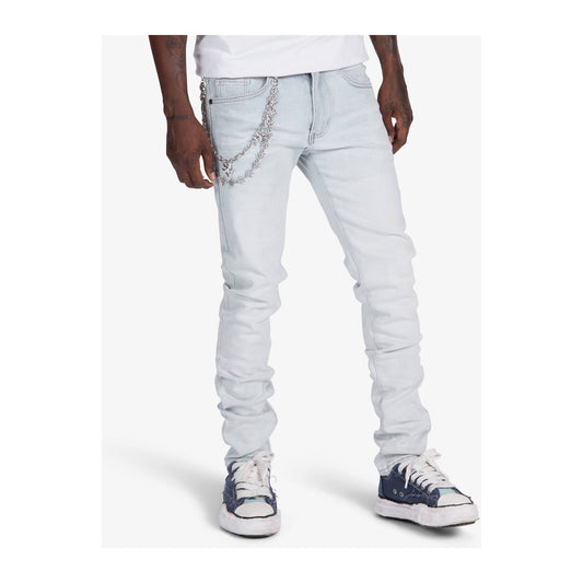 Melee Chain Jean — Light Ice Blue