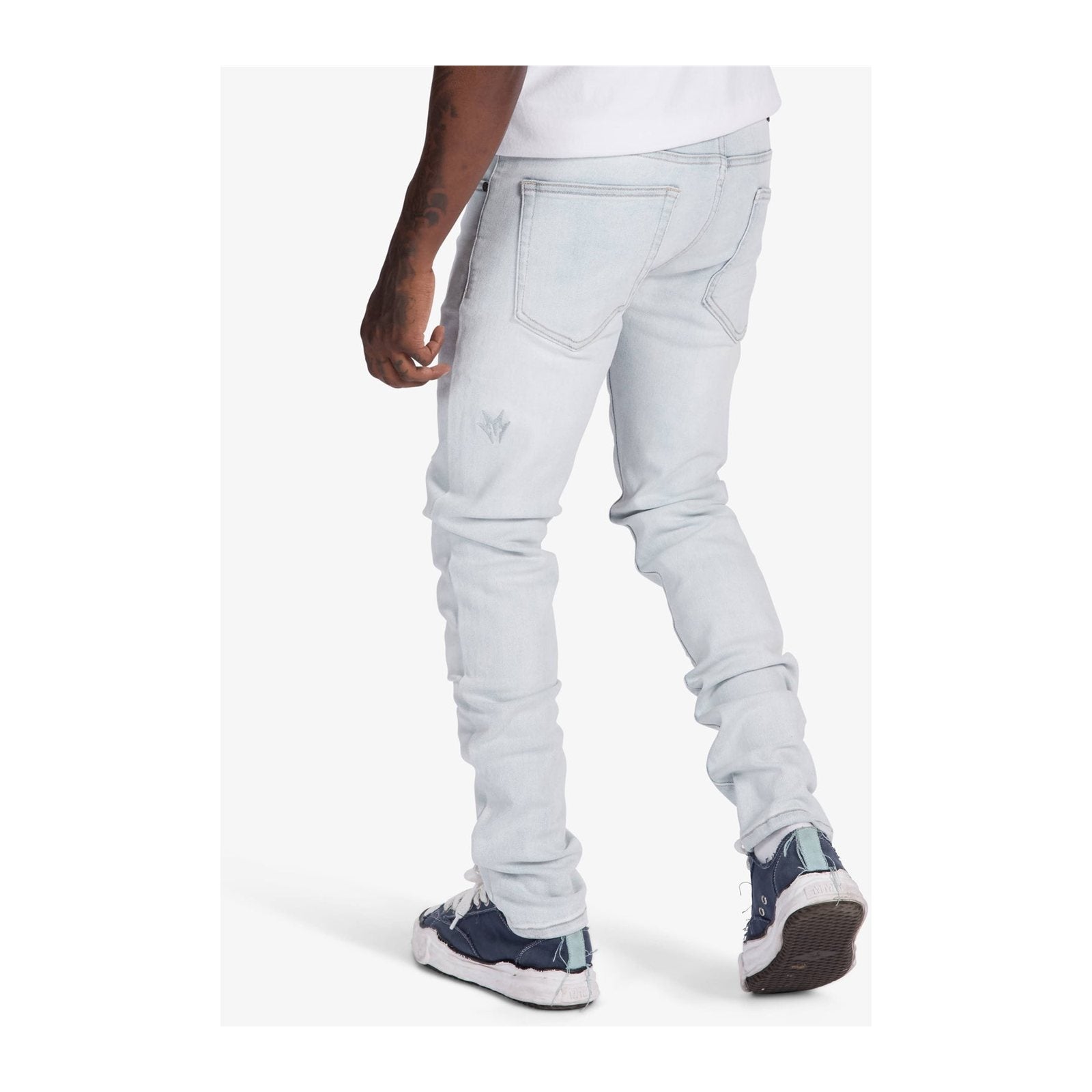 Melee Chain Jean — Light Ice Blue
