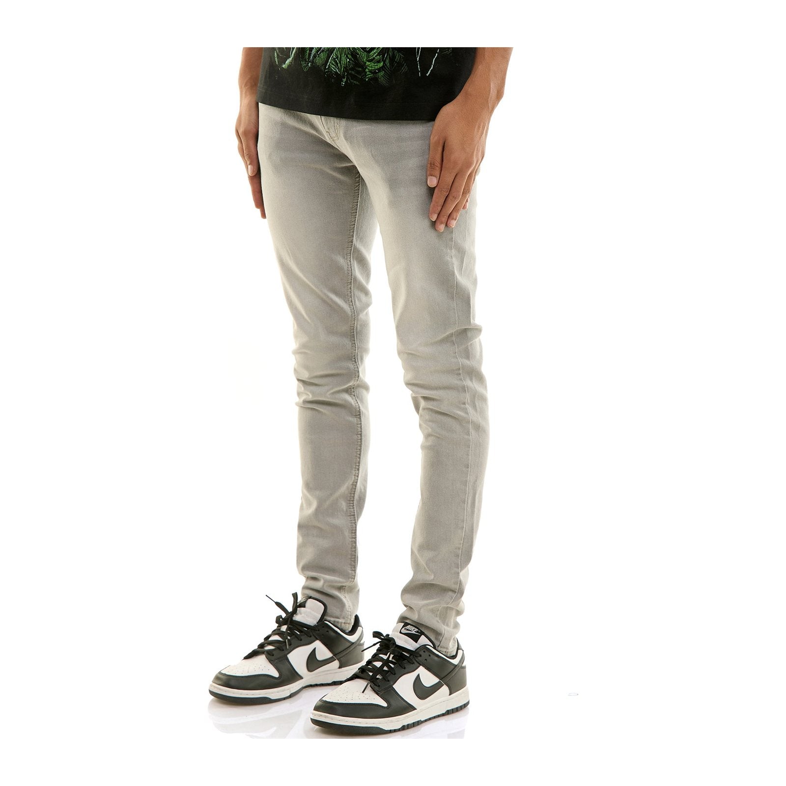KDNK SK103 Everyday Skinny Jean — Light Grey
