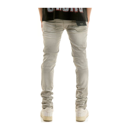 KDNK Distressed Skinny Jean — Grey