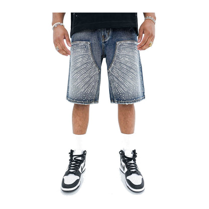 Preme "Lightstrike" Stoned Denim Short — Indigo