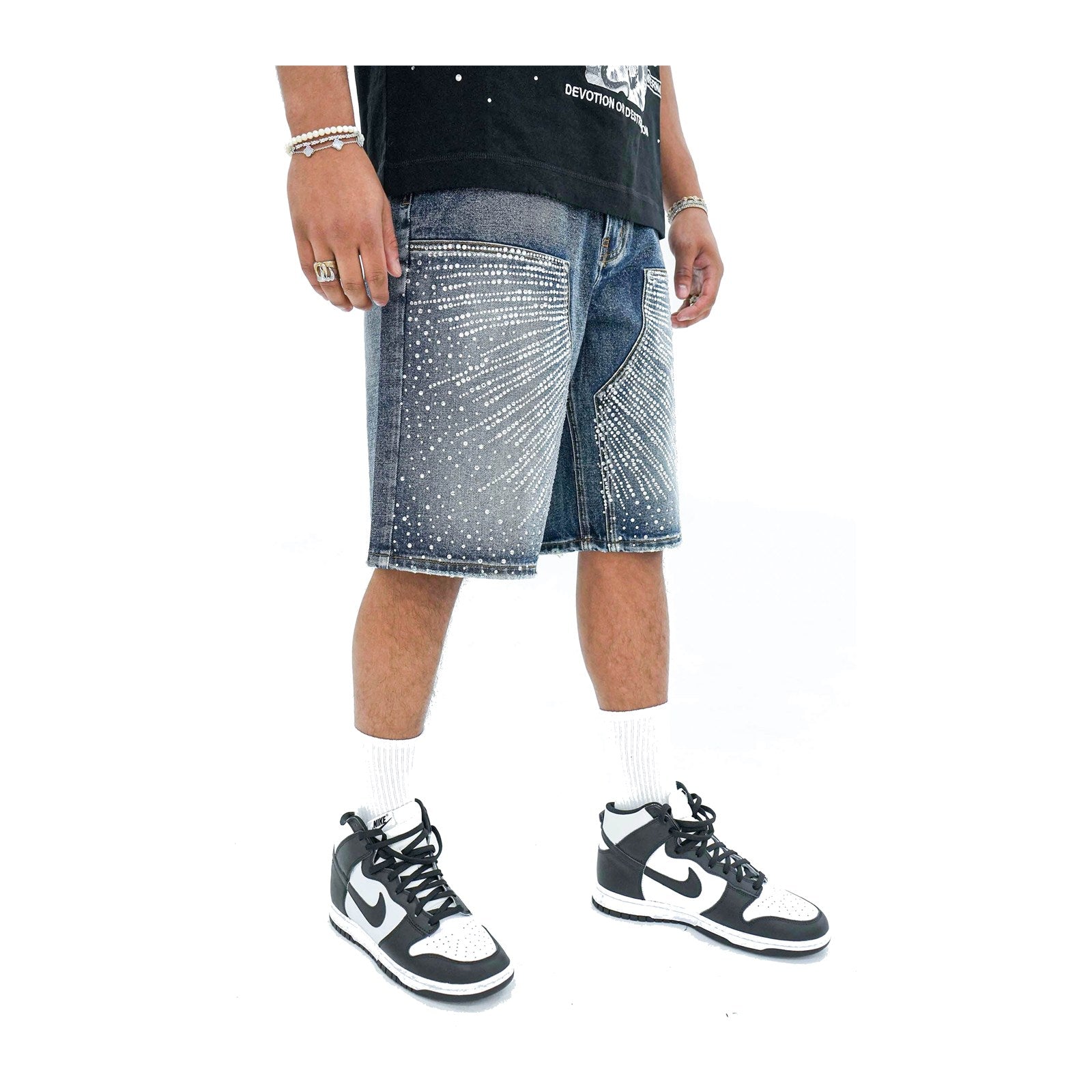Preme "Lightstrike" Stoned Denim Short — Indigo