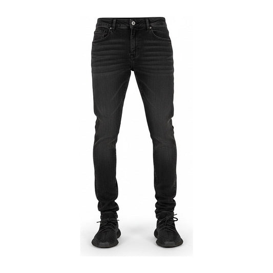 Focus 5244C Premium Clean Slim Denim — Black Wash