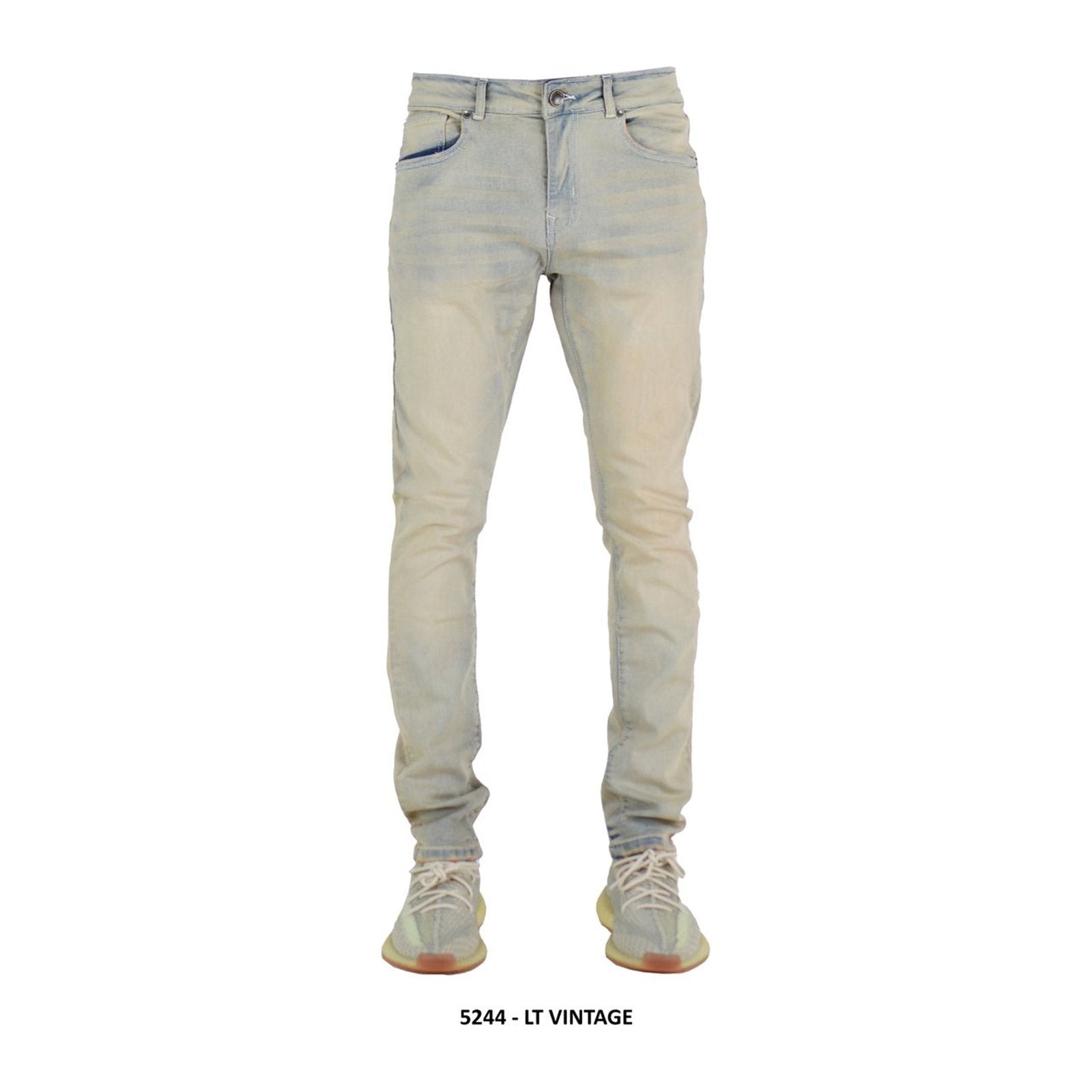 Focus 5244C Premium Clean Slim Denim — Black Wash, view 2