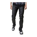 KDNK Coated Skinny Jean — Black