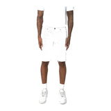 Smoke Rise Essential Denim Short — White
