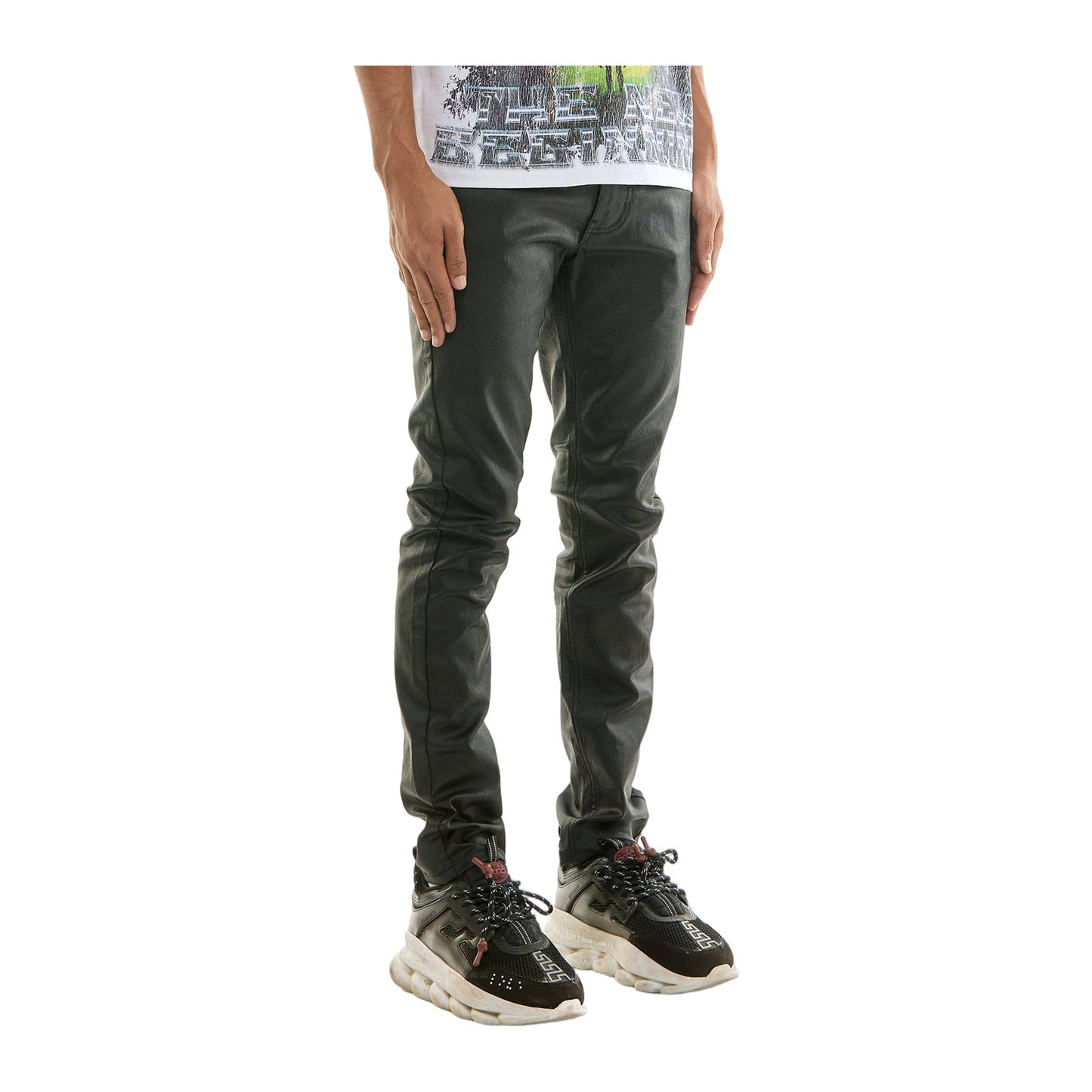 KDNK Everyday Wax Skinny Pant — Black