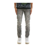 KDNK Sigil Rhinestone Skinny Jean — Medium Grey