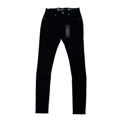 Ransom London Jet Black Denim