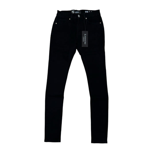 Ransom London Jet Black Denim