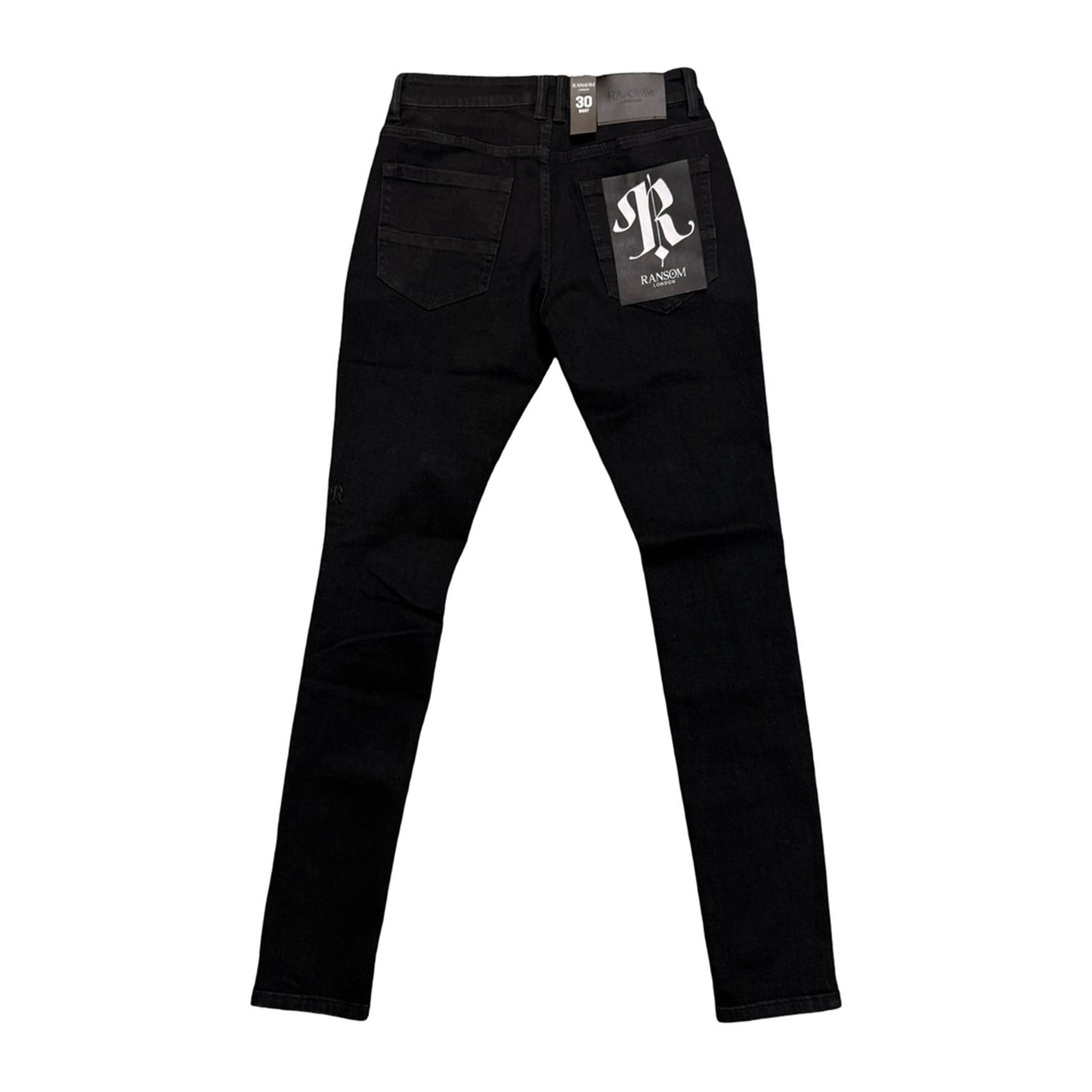 Ransom London Jet Black Denim, view 2