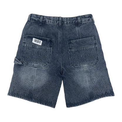 Prestige Flag Print Carpenter Denim Short