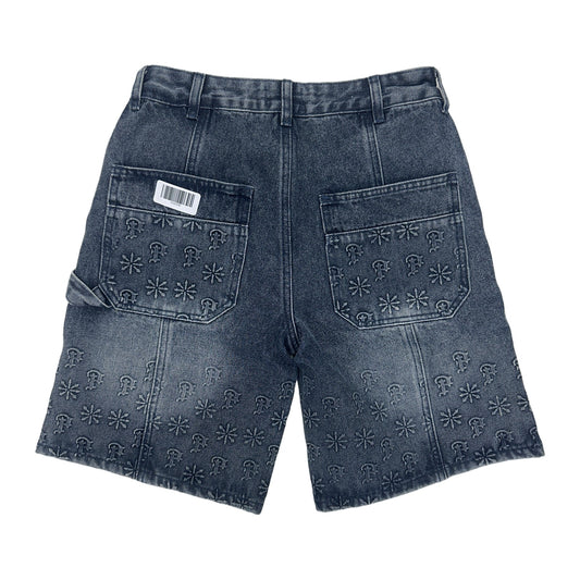 Prestige Flag Print Carpenter Denim Short