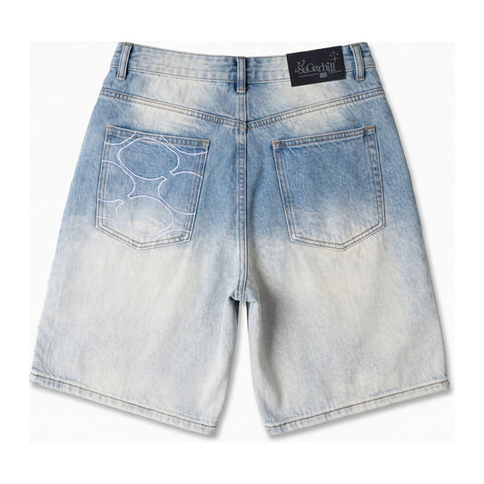 Sugarhill "Dallas" Jorts — Light Wash, view 2