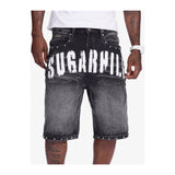 Sugarhill "Dallas" Jorts — Black Wash