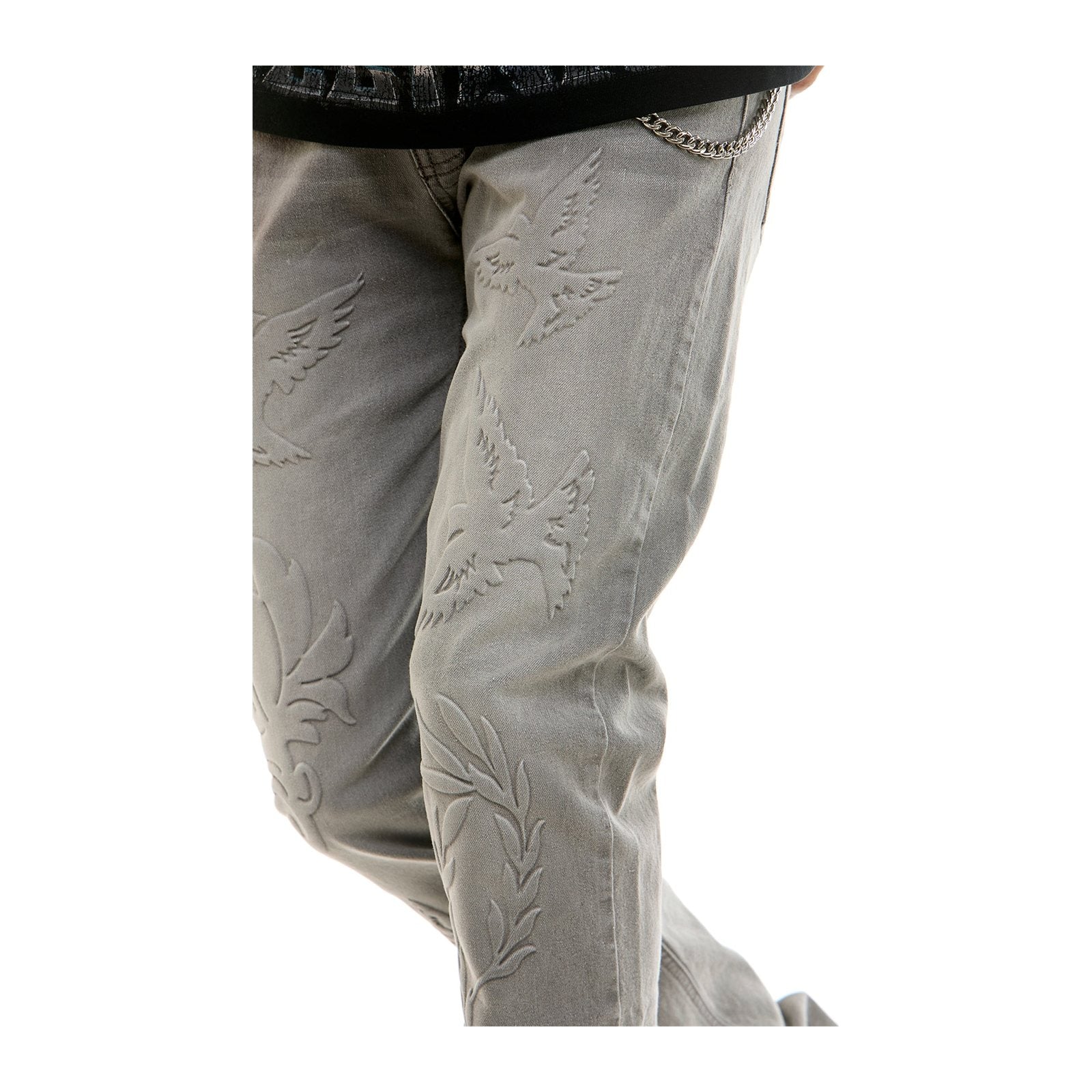 KDNK Peace of Mind Skinny Jean — Grey