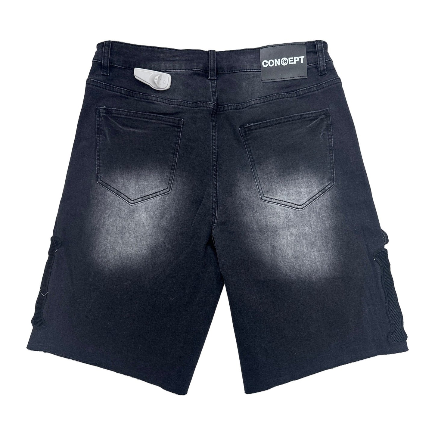 Concept LA "Monroe" Jorts — Black Wash
