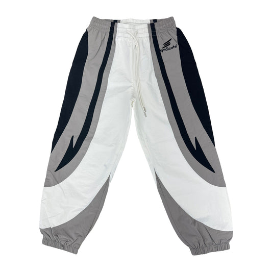 Syndicate Nylon Pant 3 — White/Grey