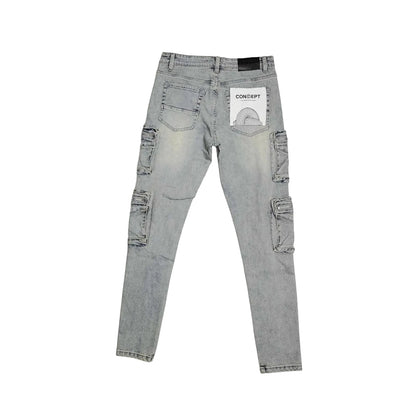 Concept Dunkirk Cargo Denim — Light Blue, view 2