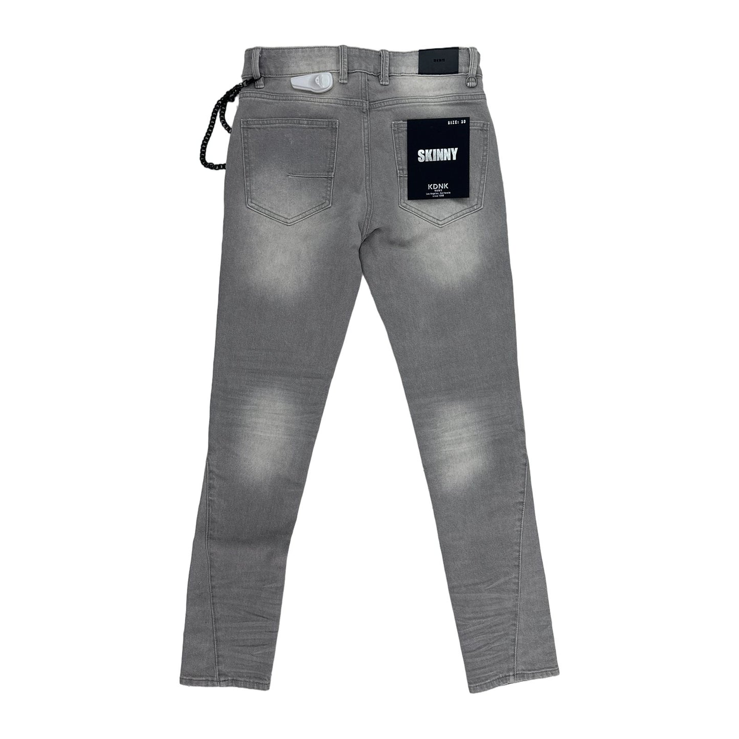 KDNK Skinny Jean — Grey, view 3
