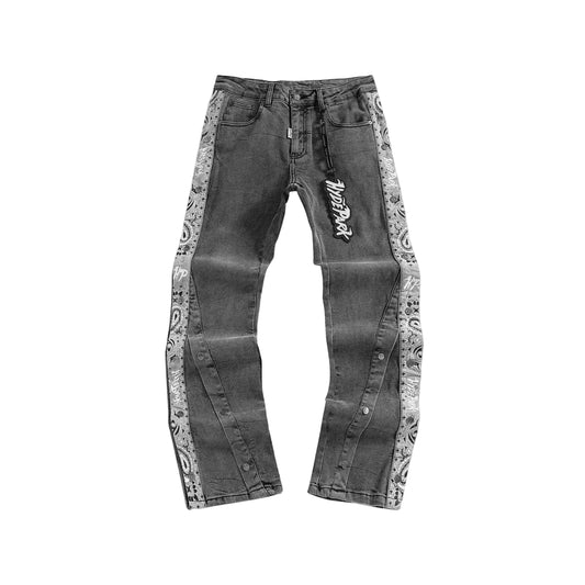 Hyde Park Bandana Jean — Grey