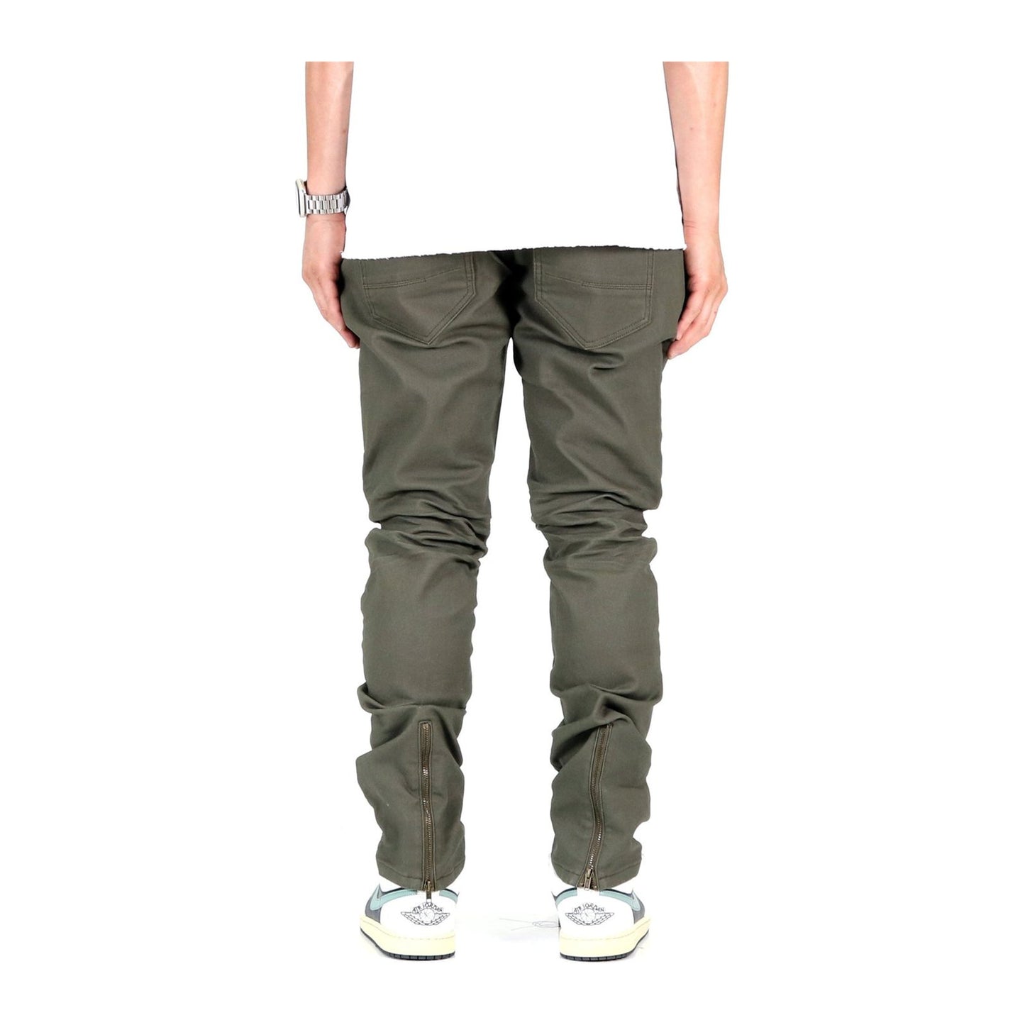 Kleep "Rosemont" Skinny Twill Pant — Olive