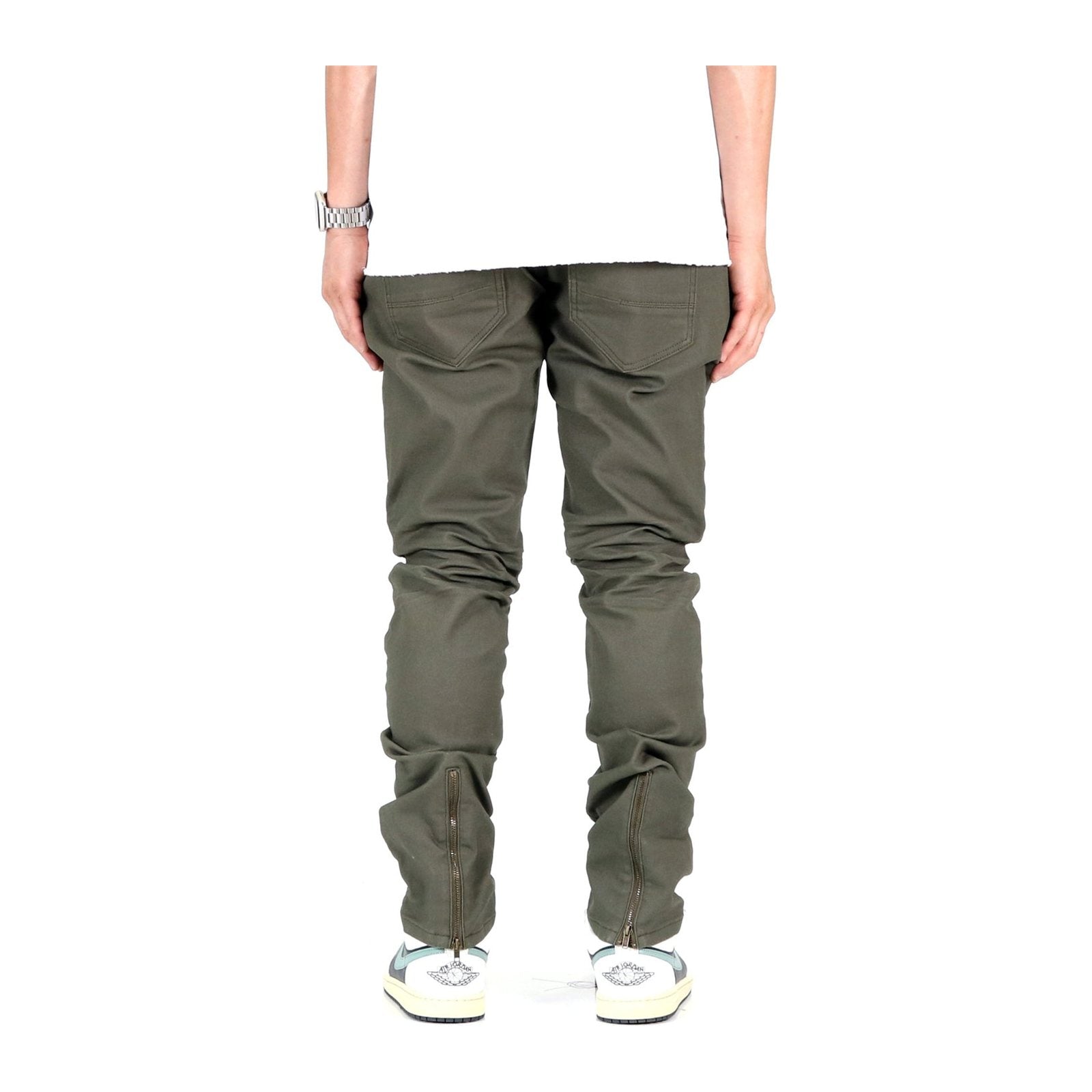 Kleep "Rosemont" Skinny Twill Pant — Olive