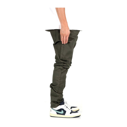 Kleep "Rosemont" Skinny Twill Pant — Olive