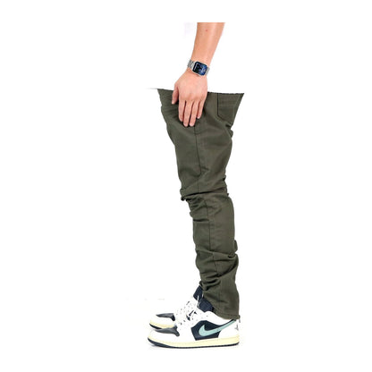 Kleep "Rosemont" Skinny Twill Pant — Olive