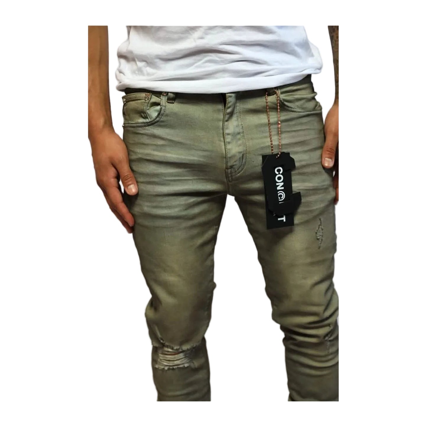 Concept LA "Utica" Skinny Jean — Oil Spill