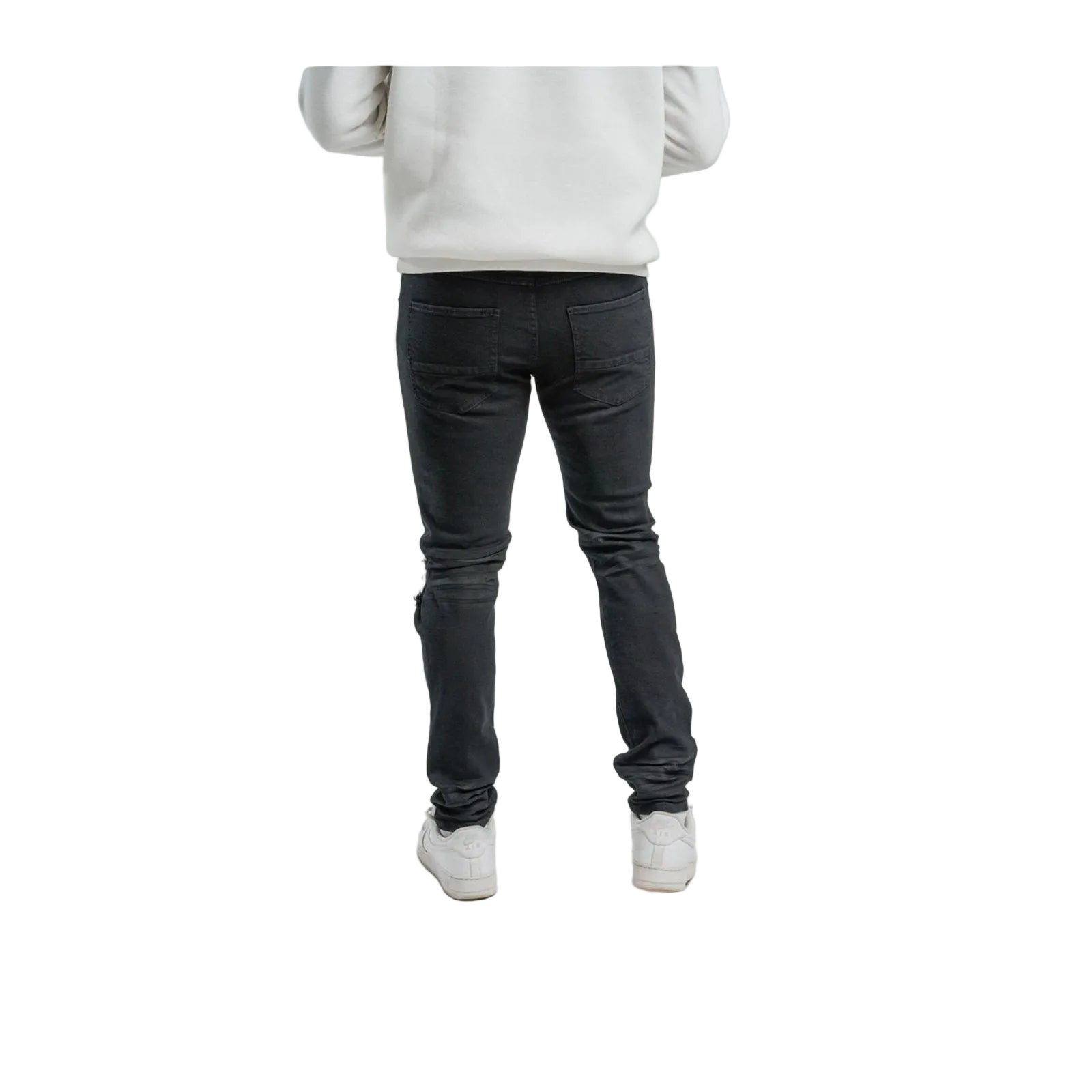 Spark Slim Fit Stretch Jean — Jet Black, view 3