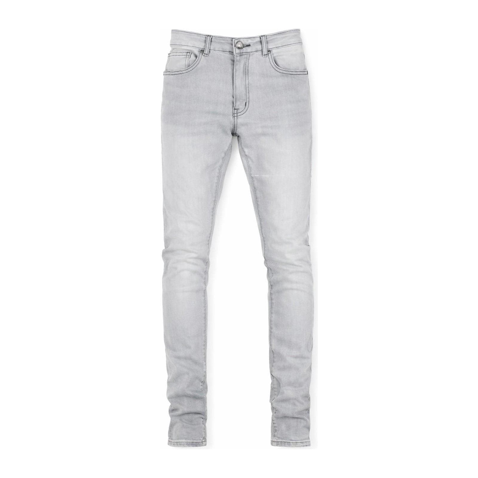 Focus 5244 Premium Clean Slim Denim — Light Grey