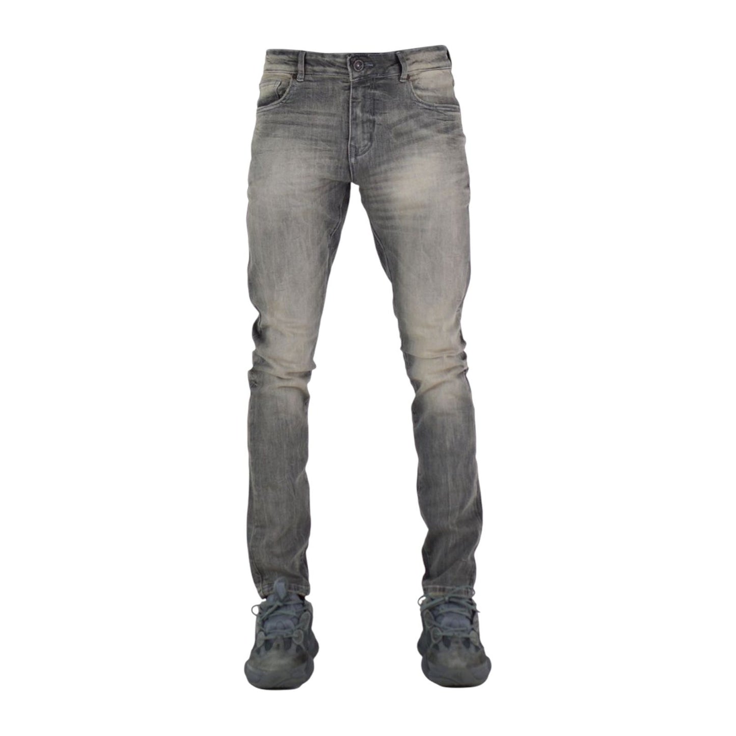Focus 5244 Premium Clean Slim Denim — Grey Wash