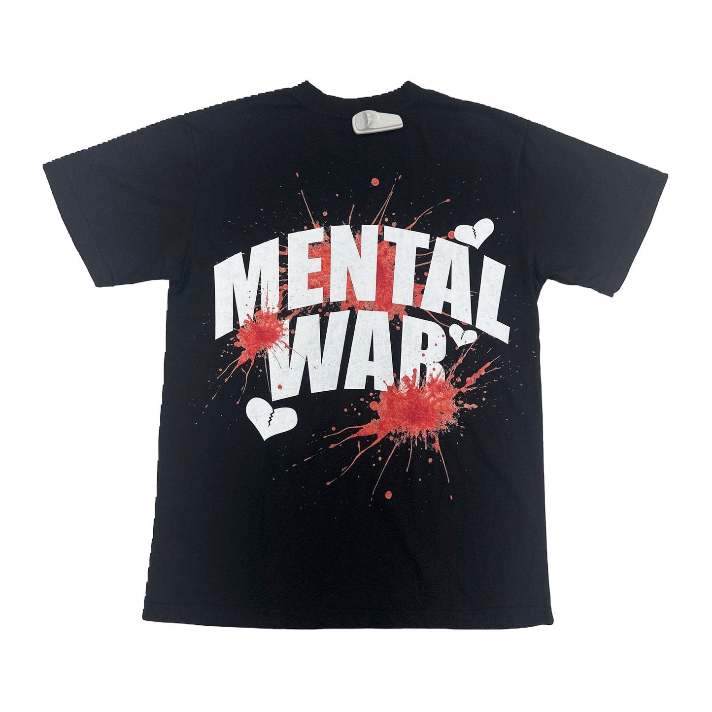 DRUNZ "Mental War" Skull Tee — Black
