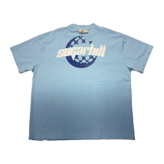 sugarhill 2 skeletons chain lock tee sky blue