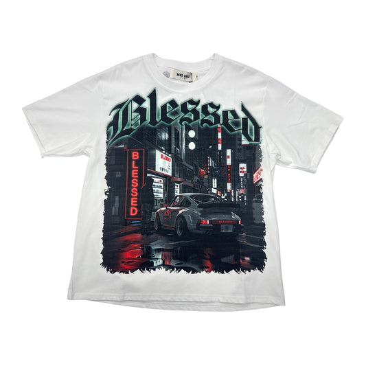 mnd gmz dna blessed porche tee white