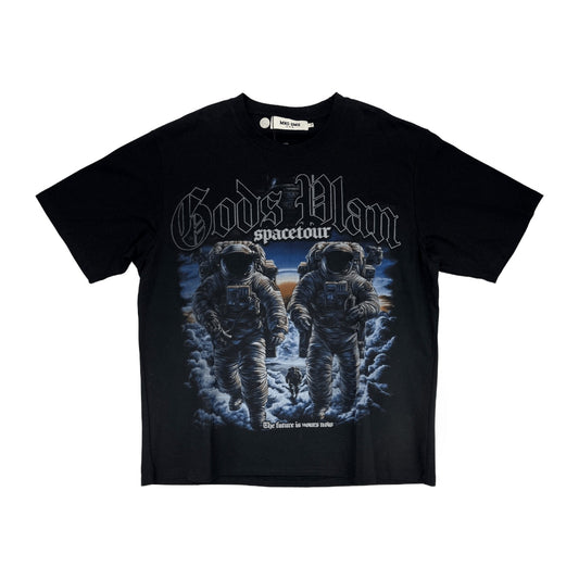 MND GMZ DNA "Space Tour" Astronaut Tee — Black